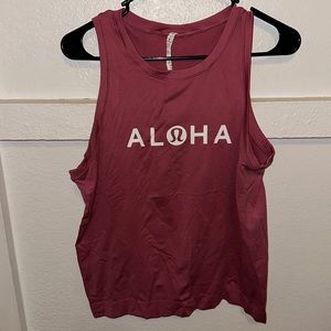 RARE Lululemon Hawai’i Exclusive Aloha Tank